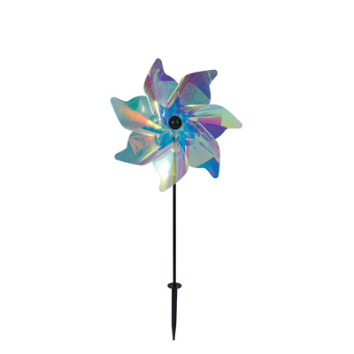 In the Breeze, LLC. - 12" Iridescent Pinwheel Spinner