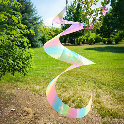 In the Breeze, LLC. - 30" Striped Iridescent Twister Tail