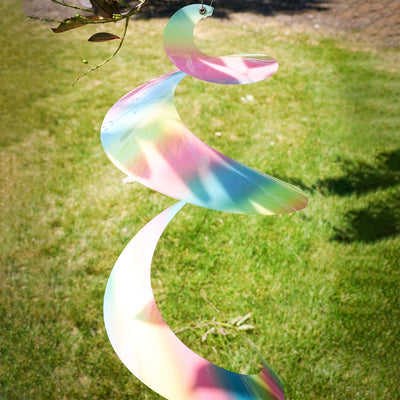 In the Breeze, LLC. - 30" Striped Iridescent Twister Tail