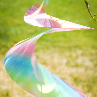 In the Breeze, LLC. - 30" Striped Iridescent Twister Tail