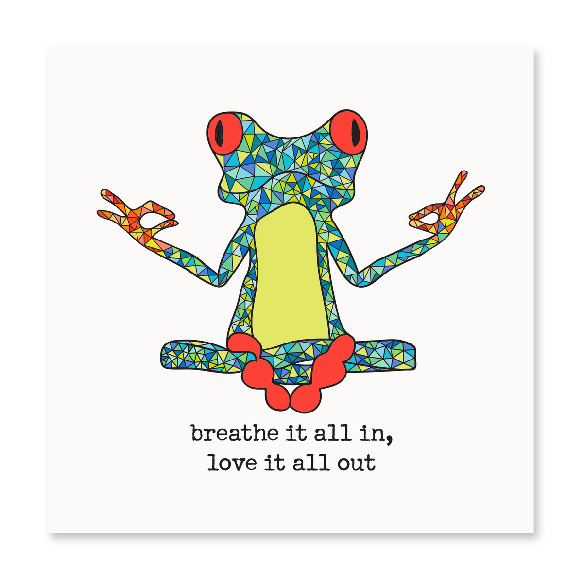 The Happy Sea - Breathe It All In Greeting Card