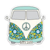 The Happy Sea - 3" VW Van Peace Sticker
