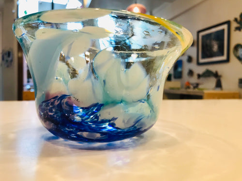 Vase or Bowl- Glassblowing Class (1 Piece)
