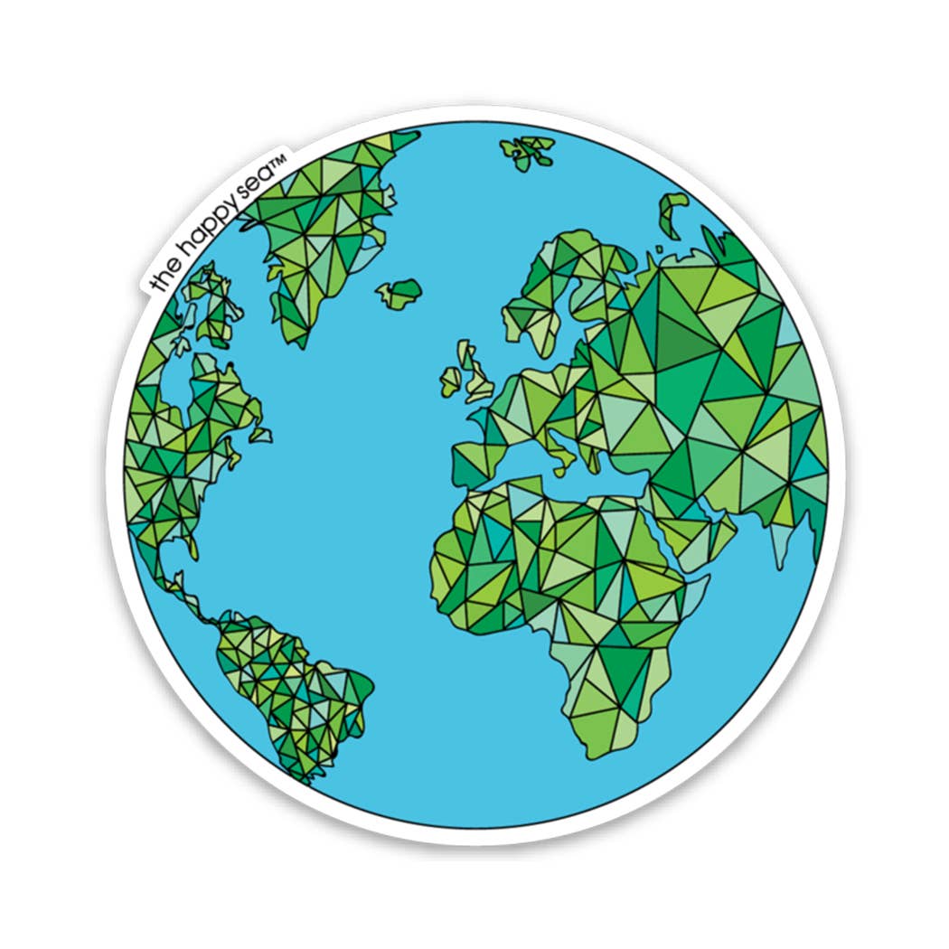 The Happy Sea - 3" Globe Sticker