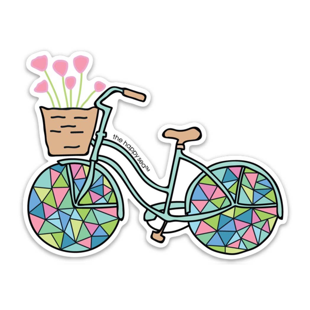The Happy Sea - 4" Bicycle Sticker