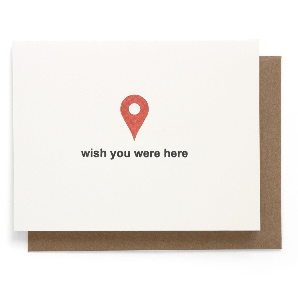 Smarty Pants Paper - Wish You Were Here Greeting Card